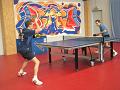 Kevin Auger qui s'impose en 5 sets contre Pascal Cabaret